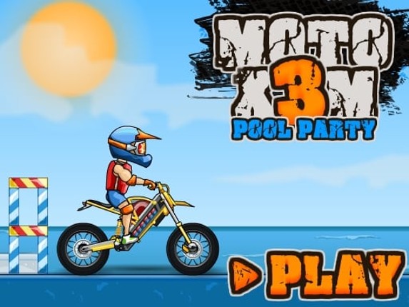 Moto X3M Pool Party Game Cover
