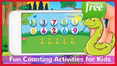 Preschool Animals Counting Maths Games Image