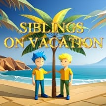 Siblings on vacation Image