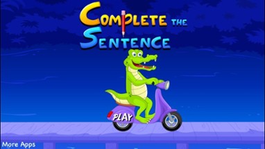 Complete The Sentence For Kids Image