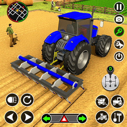 Real Tractor Driving Simulator Game Cover