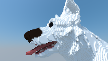 Minecraft Giant Dog Oral and Anal Vore Image