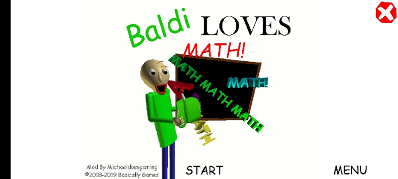 Baldi's Loves Math Android Port Game Cover