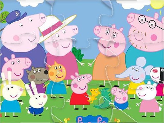Peppa Pig Jigsaw Puzzle Online Game Cover