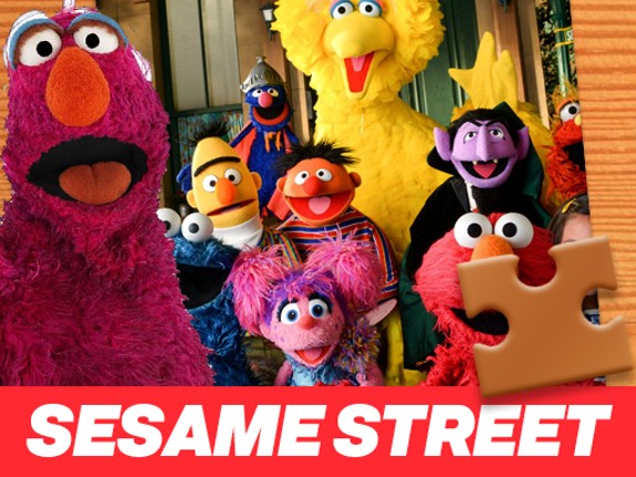 Sesame Street Jigsaw Puzzle Game Cover