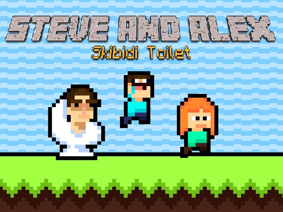 Steve and Alex Skibidi Toilet Game Cover