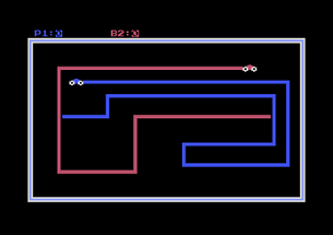 C64 Light Cycle Duel Deluxe Image