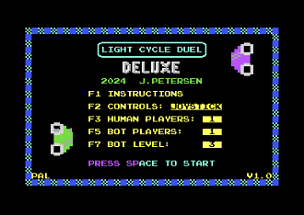 C64 Light Cycle Duel Deluxe Image