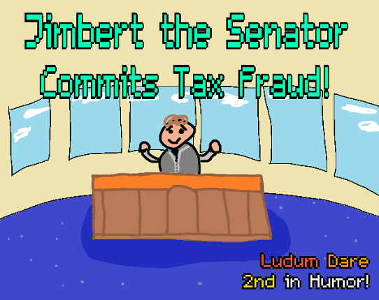 Jimbert the Senator Commits Tax Fraud Game Cover