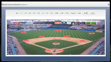 Digital Diamond Baseball Image