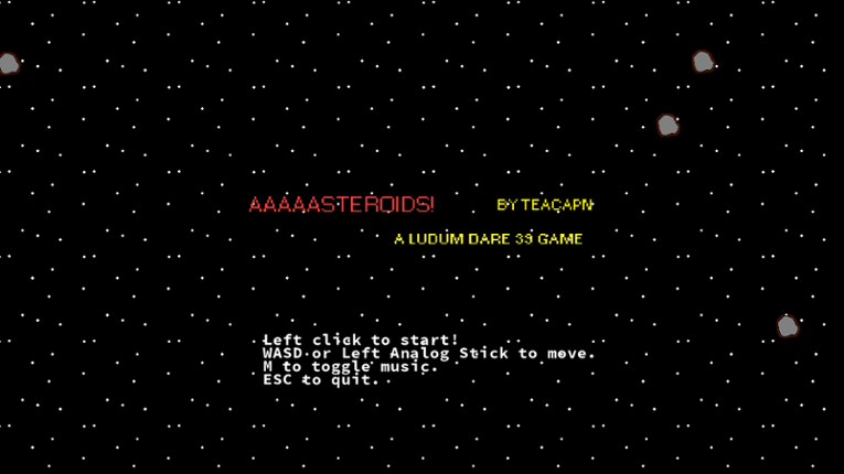 AAAAASTEROIDS! Game Cover