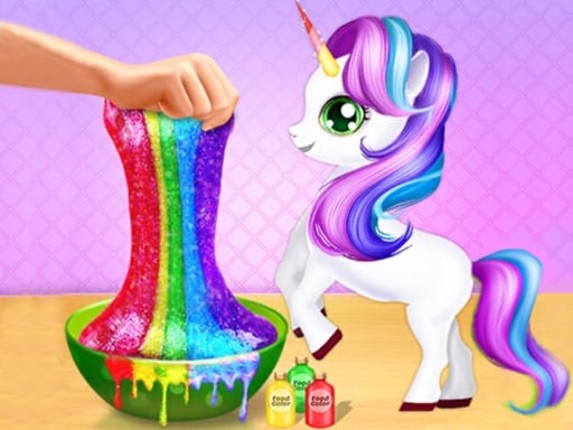 Unicorn Slime Maker Game Cover