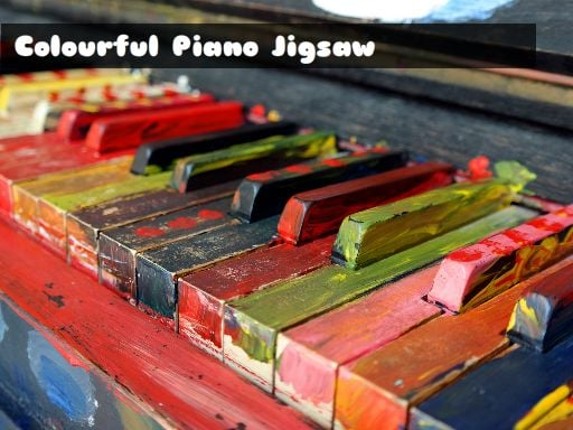 Colourful Piano Jigsaw Game Cover