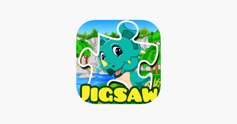 Dino jigsaw puzzles 2 to 7 year educational games Game Cover