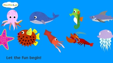 Marine Animals - Puzzle, Coloring and Underwater Animal Games for Toddler and Preschool Children Image