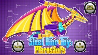 Steel Dino Toy:Mechanic Pterosaurs - 2 player game Image