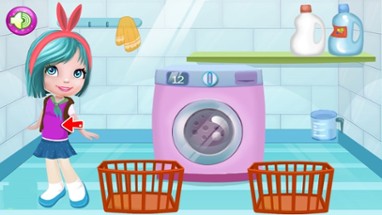 Washing Clothes With Nana Image