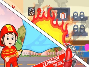 Pretend Play Fire Station Game Image