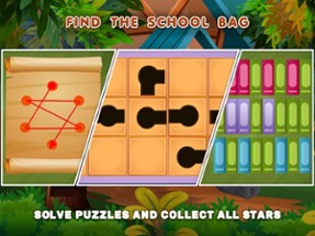 Find the School Bag: Puzzles Image