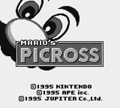 Mario's Picross Image
