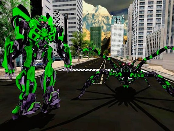 Spider Robot Warrior Web Robot Spider Game Cover