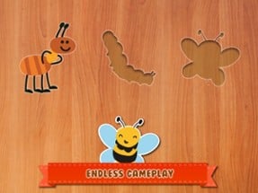 Fun Insect Shape Blocks Puzzle Image