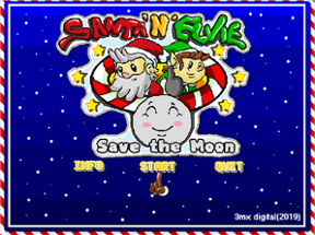 SANTA n ELVIE: Save the moon. Image