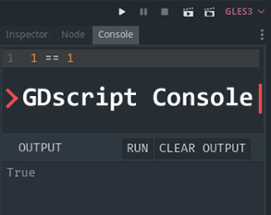 GDScript Console Image