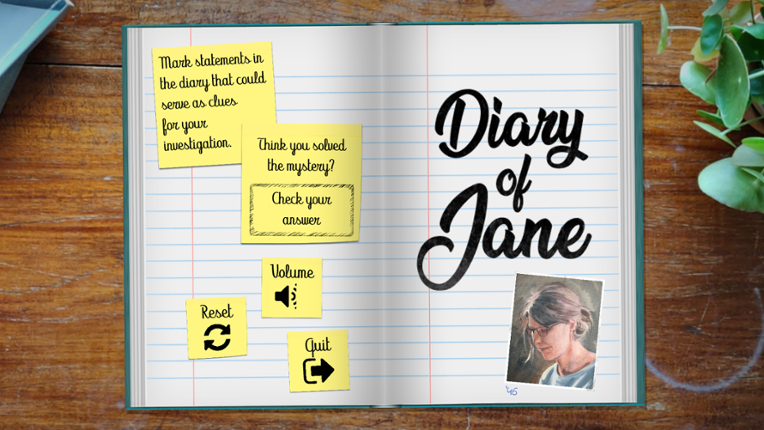 Diary of Jane Game Cover