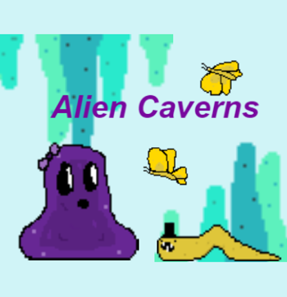 Alien Caverns Game Cover