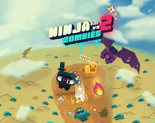 Ninja Dude vs Zombies 2 Game Cover