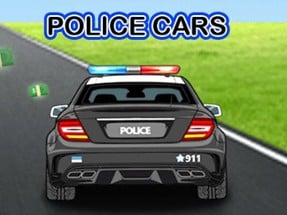 Police Cars Driving Image
