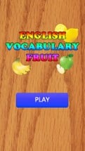 Education Game Learning English Vocabulary With Picture - Fruit Image