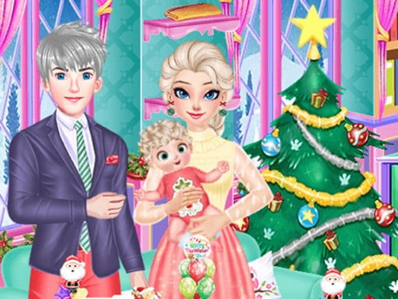 Frozen Family Christmas Preparation Game Cover