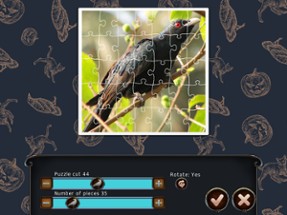 1001 Black Raven Jigsaw Image