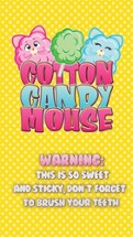 Cotton Candy Mouse Sticker Image