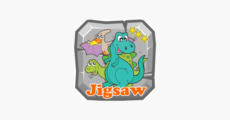 Easy Cartoon Dinosaur Jigsaw Puzzles Game Cover