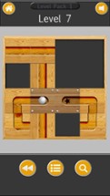 Ball rolls in labyrinth - Unblock &amp; slide puzzle Image