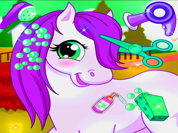 MY Unicorn Pony Pet Salon Game Cover