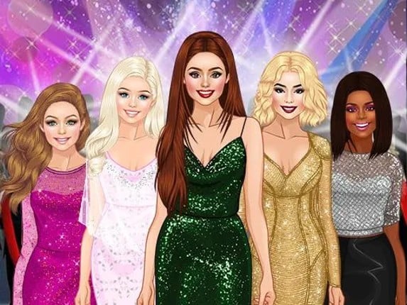 Red Carpet Dress Up Game for Girl Game Cover