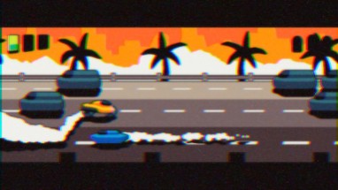 Retrowave Road Image