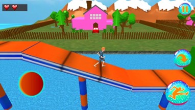 Stuntman Run - Water Park 3D Image