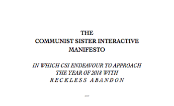 The Communist Sister Interactive Manifesto Image