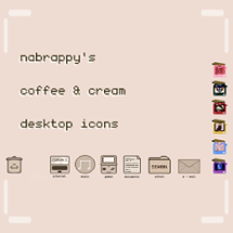 coffee & cream | desktop pixel icons Image