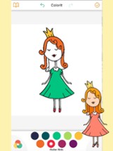 Fairy Tale Kids Toddler Coloring Book for Boy Girl Image