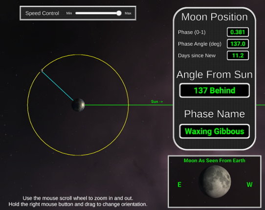 Lunar Phases Simulator Game Cover