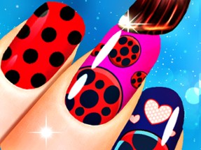 Glitter Nail Salon: Girls Game Image