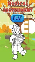 Musical Instrument Phonics Coloring Book: Learning English Vocabulary Free For Toddlers And Kids! Image