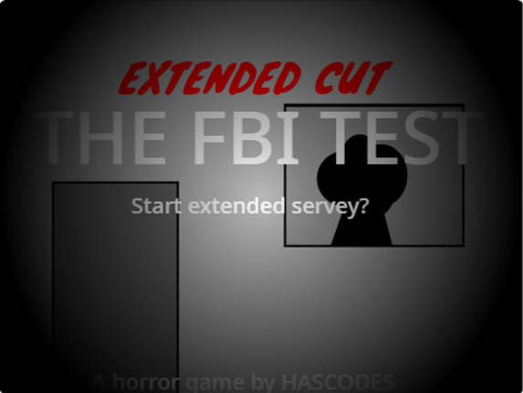 The FBI Test: Extended Cut Game Cover