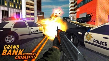 Bank Robbery - crime city police shooting 3D free Image